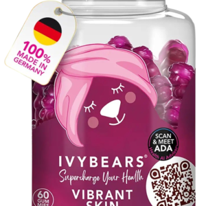 Gomitas Vibrant Skin Ivy Bears 60 unidades